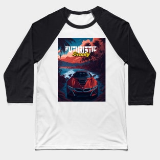 Futuristic Beauty Baseball T-Shirt